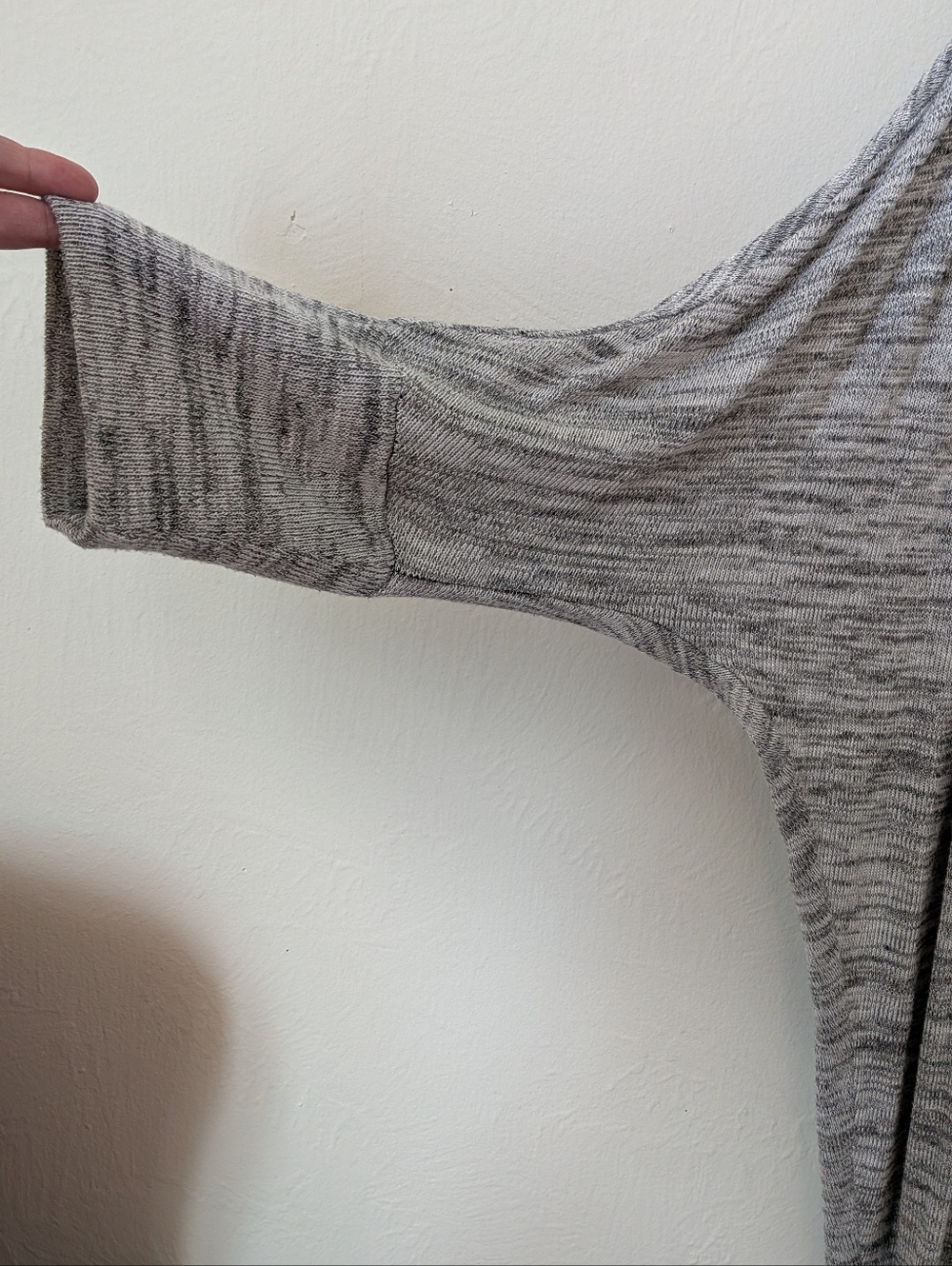 Mossimo Drop Shoulder Long Line Open Front Cardigan - Picture 3 of 4